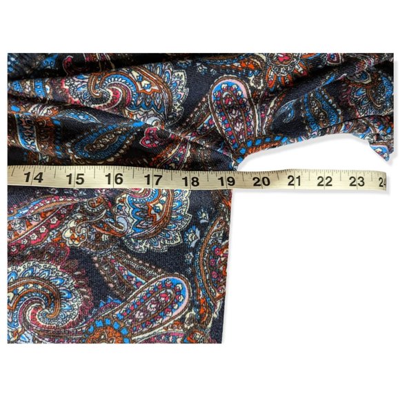 WinWin Paisley Bell Sleeve Tunic Size Small-Medium - Picture 10 of 14